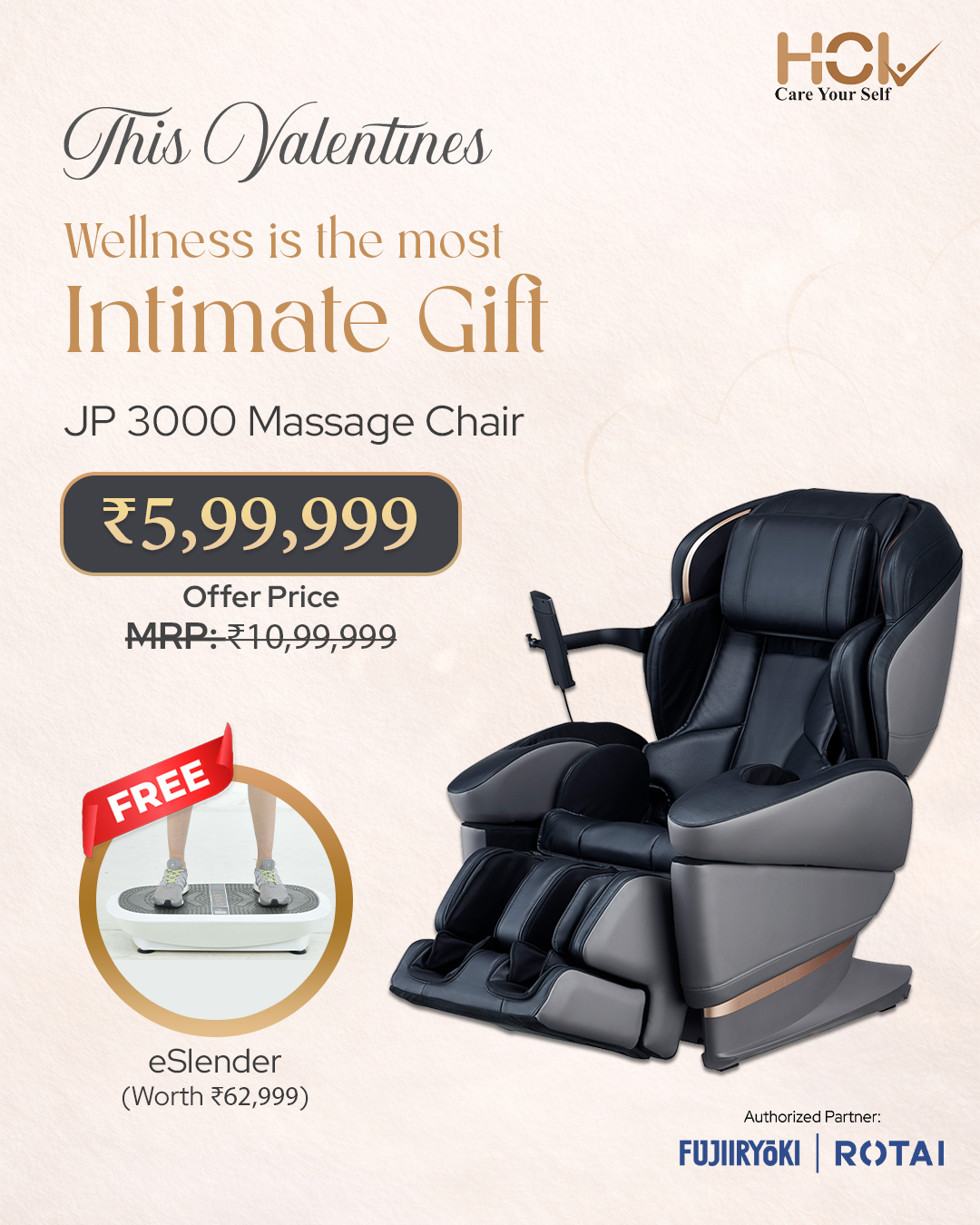 JP 3000 massage chair deal