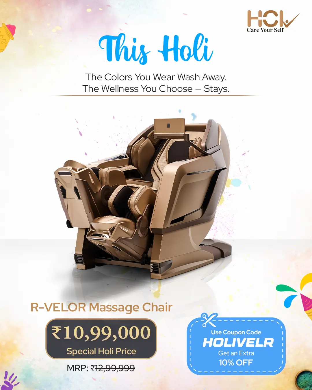R-Velor Luxury Massage Chair Deal